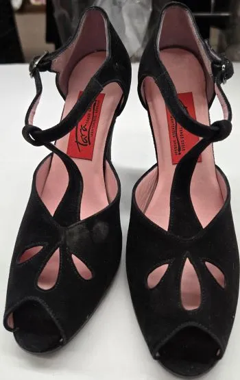 3.5" Recuerdo -- Women's Tango Shoe -- Black Patent/Black Suede