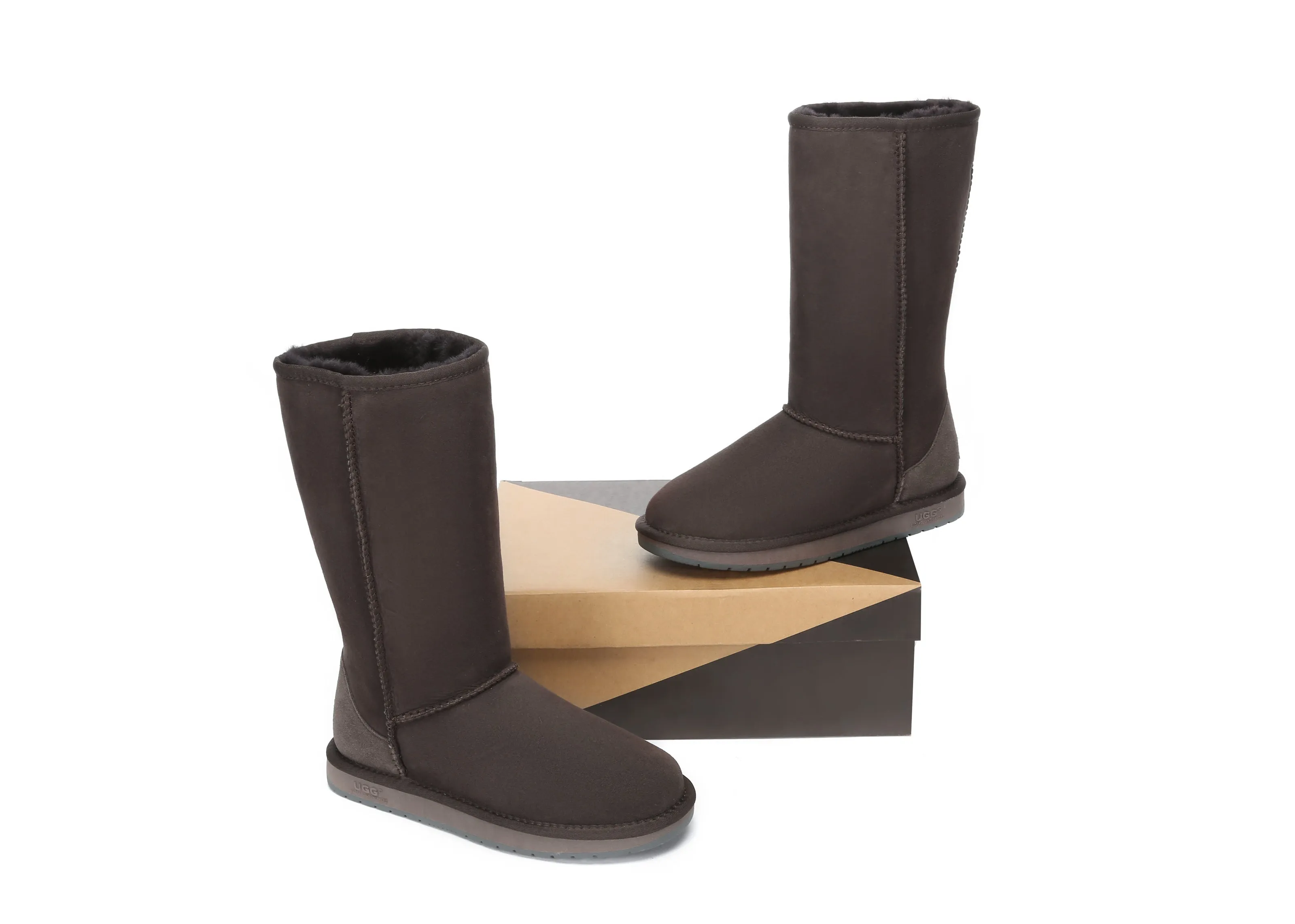 Australian Premium Double Face Sheepskin Tall Classic Boots