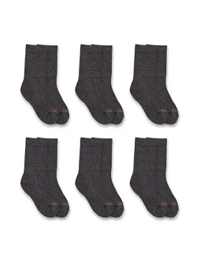 Carhartt Kid's Lightweight Crew Sock 6-Pack