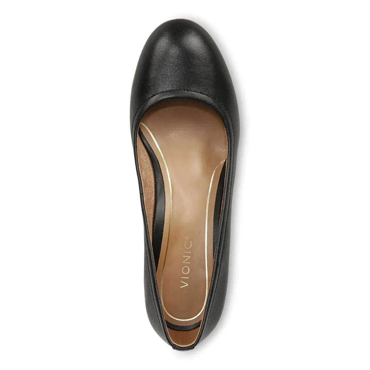 CARMEL HEEL BLACK LEATHER