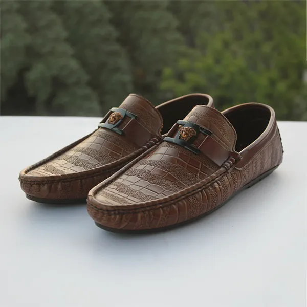 Casual men light brown Loafer