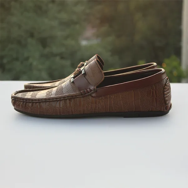 Casual men light brown Loafer