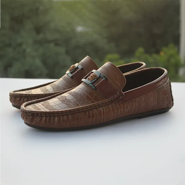 Casual men light brown Loafer