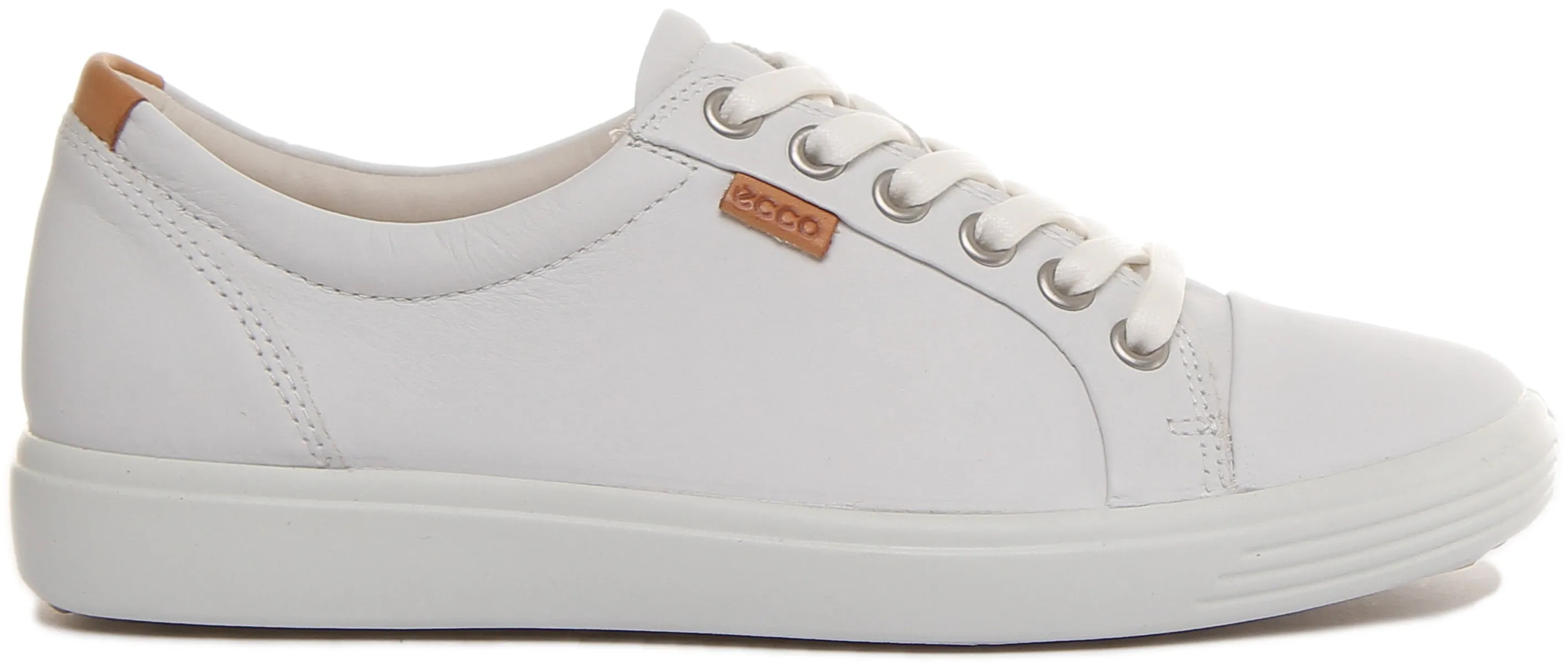 Ecco Soft 7 In White For Women