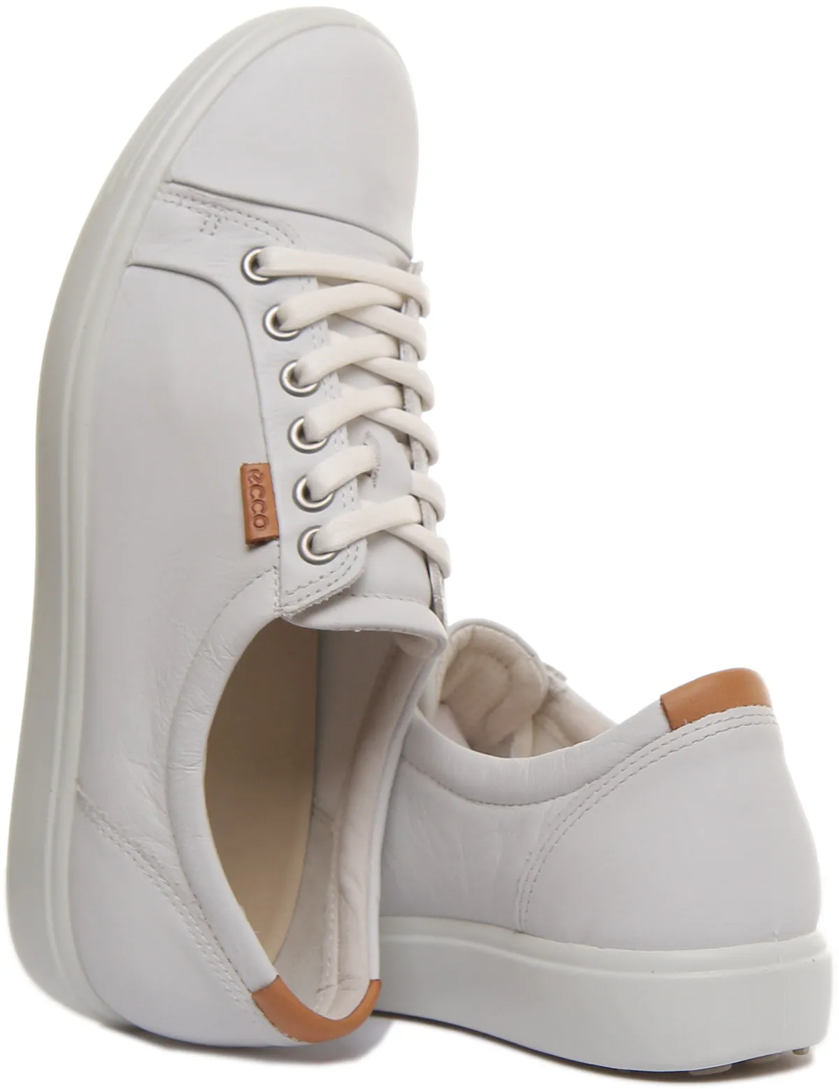 Ecco Soft 7 In White For Women