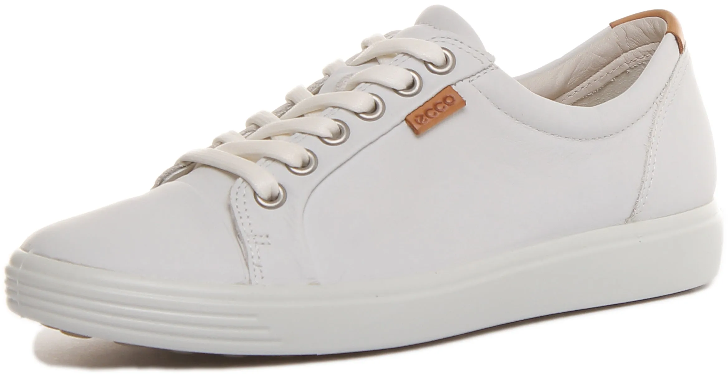 Ecco Soft 7 In White For Women