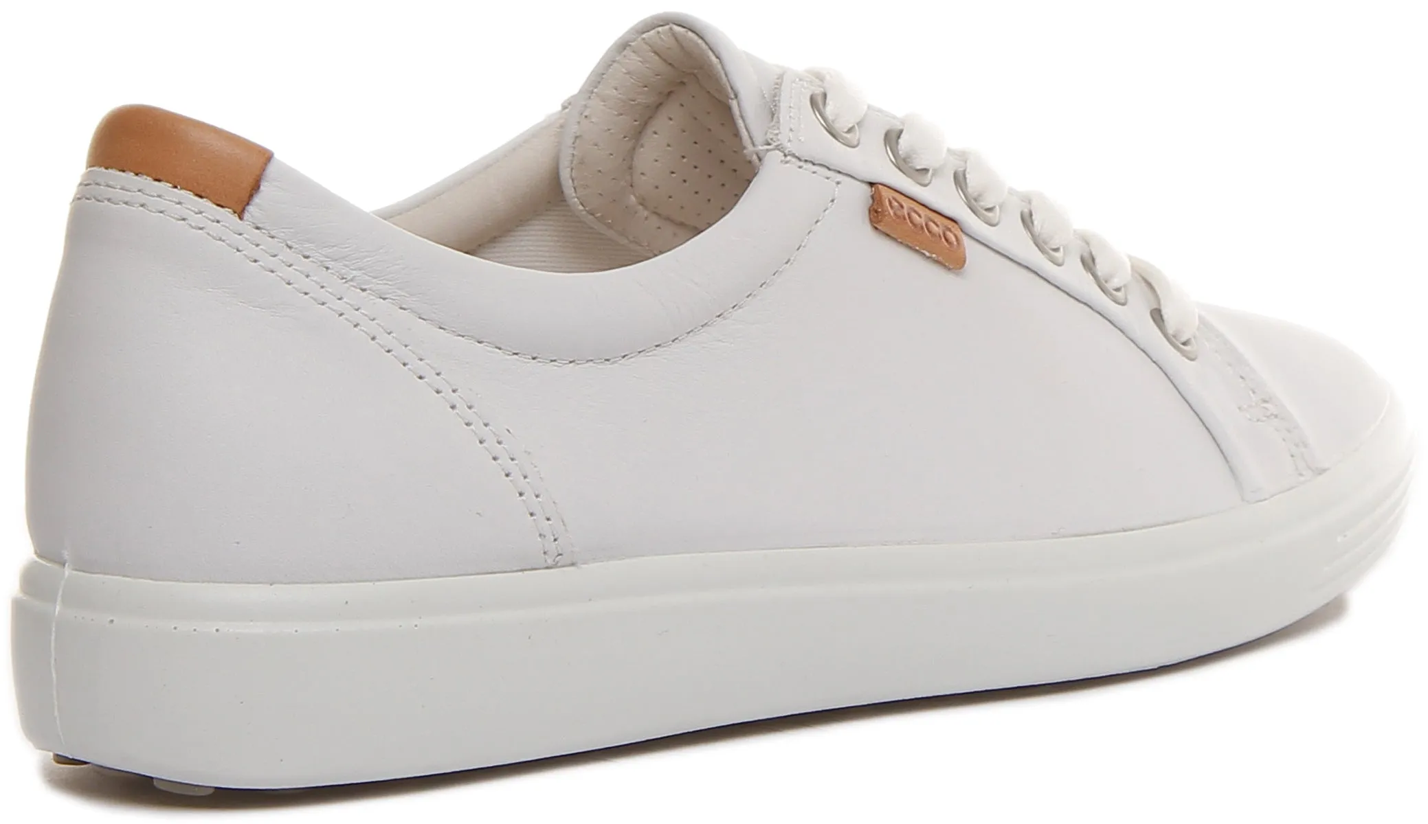 Ecco Soft 7 In White For Women