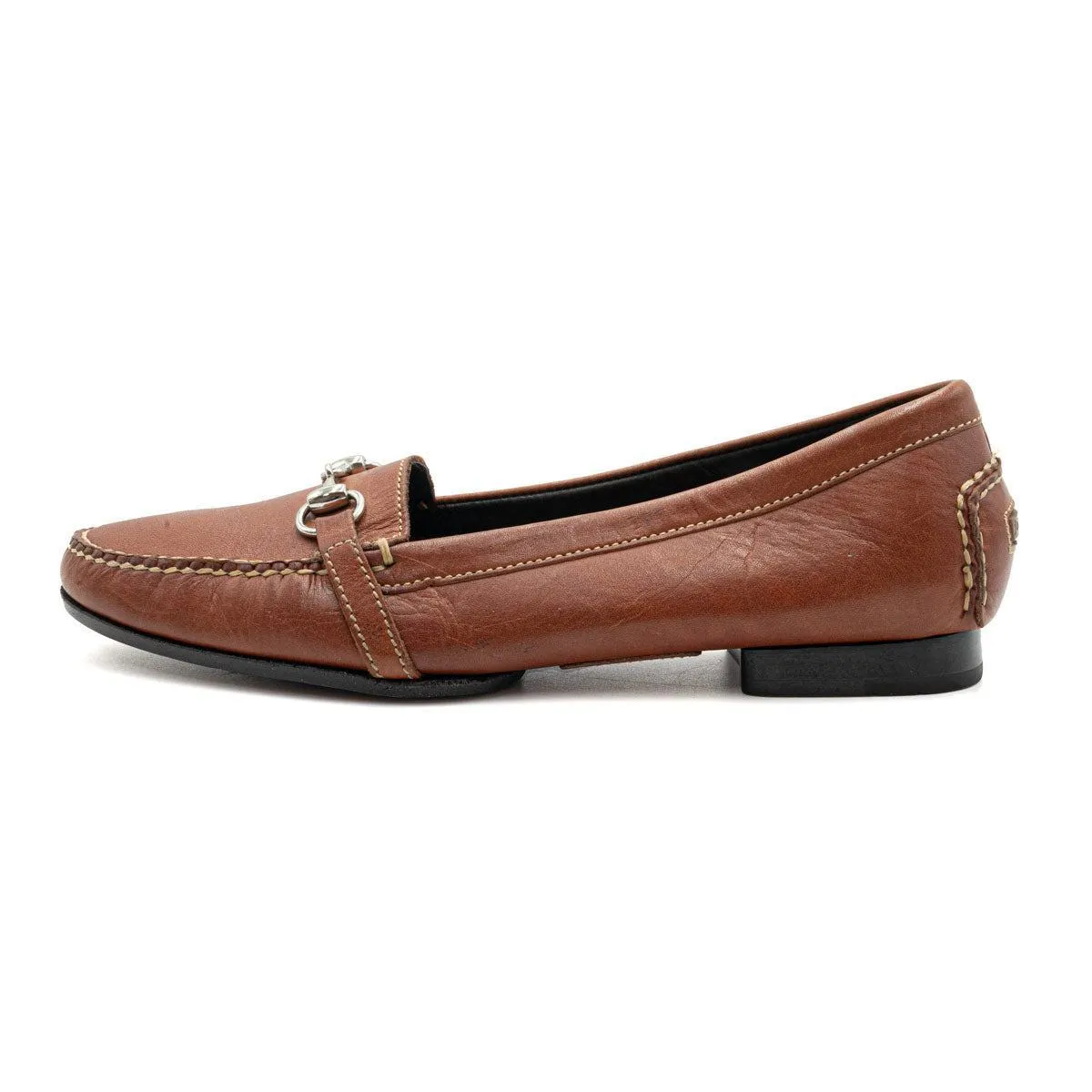 Fairmont Formal Loafers Leather Brown Colour For Women