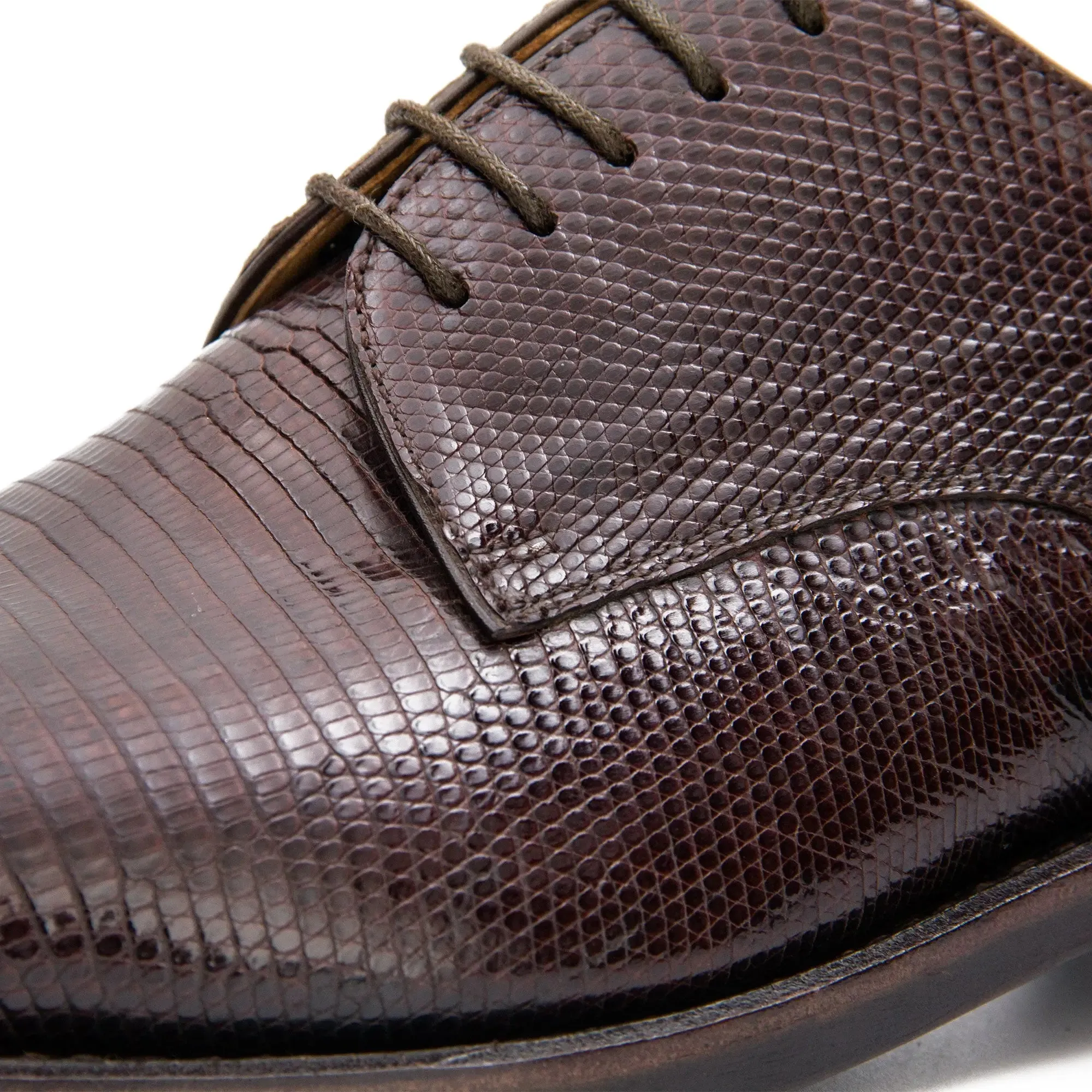 Goodyear Lizard Leather Derby Shoes