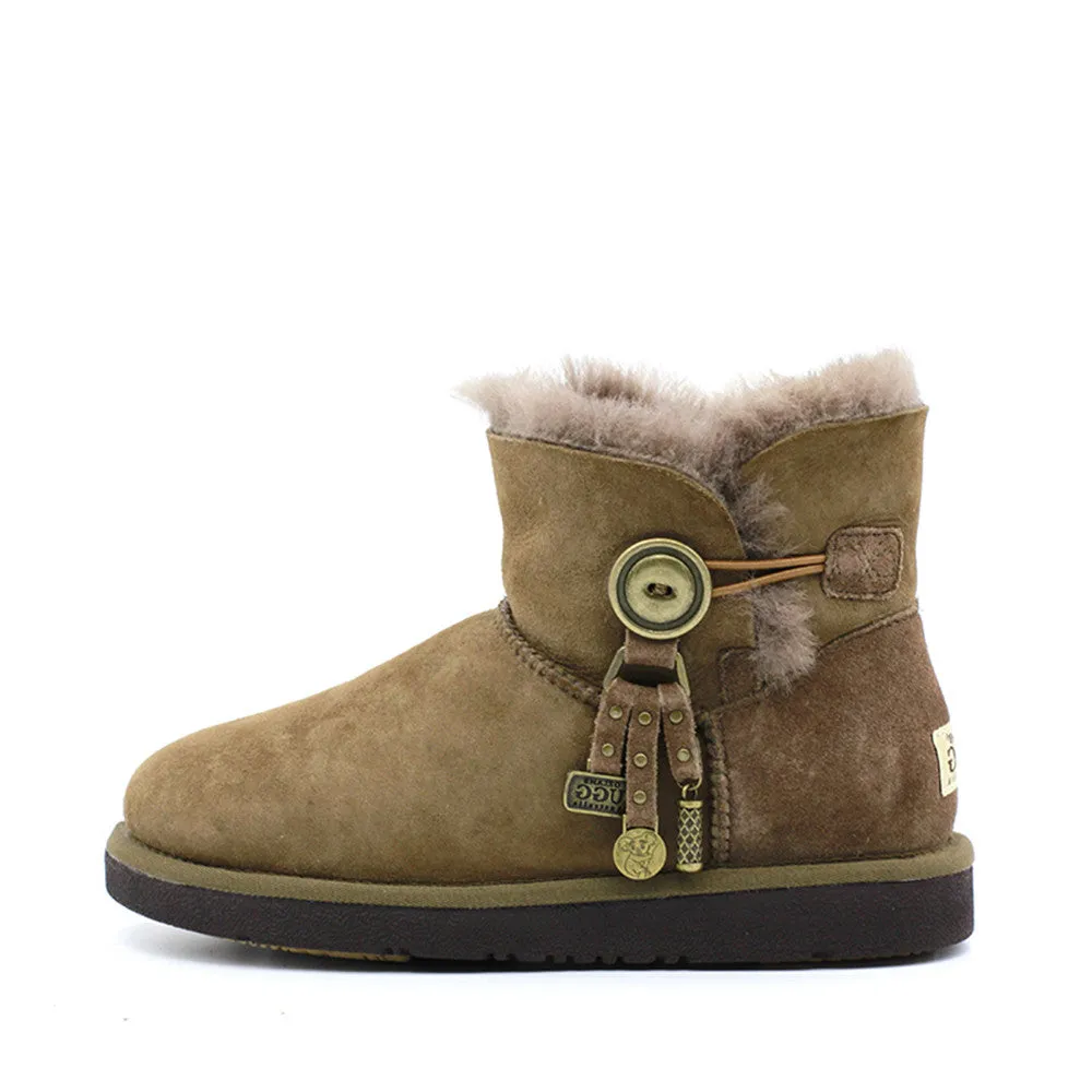 Kiki Ankle Ugg Boot - Mushroom