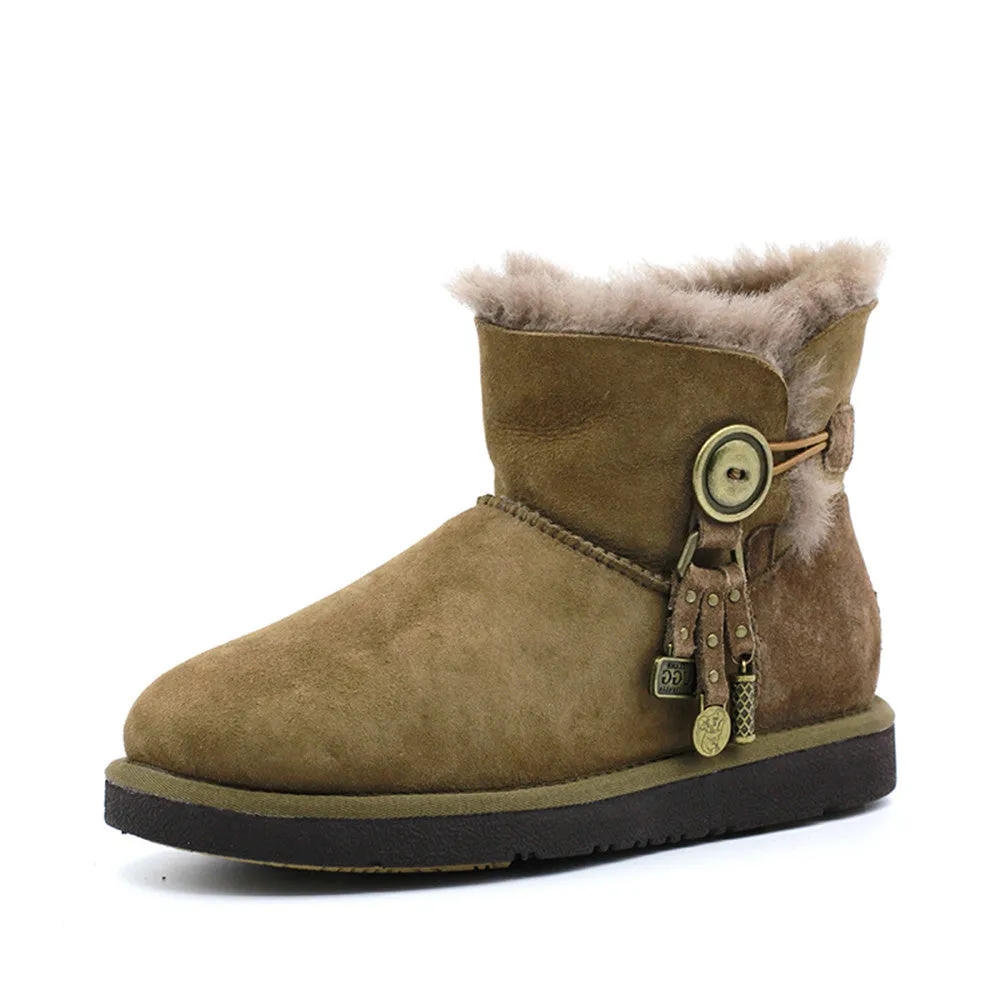 Kiki Ankle Ugg Boot - Mushroom