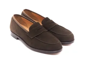 Kirribilli Dark Brown Calf Suede