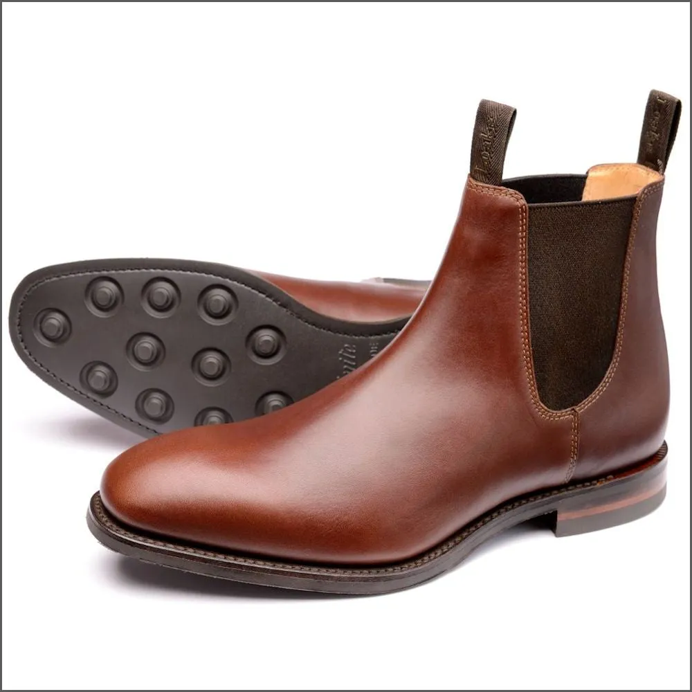 Loake Chatsworth Brown Waxy Rubber Sole--