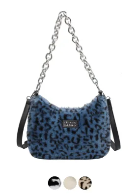 Lola Women's Small Plush Faux Fur Handbag