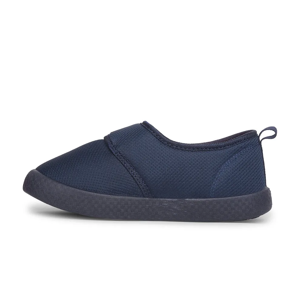 Lucy & Luke Casual Navy Blue Non Lacing Shoes For Kids BASTIAN82E By Liberty