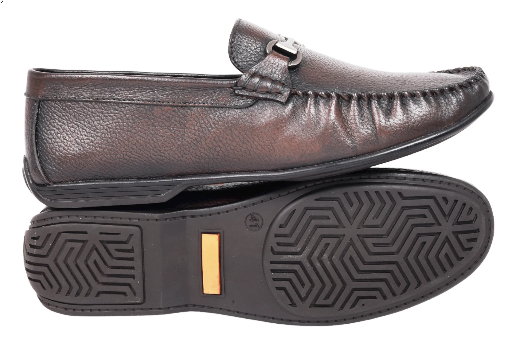 Mens Premium leather Loafers Shoe 401195