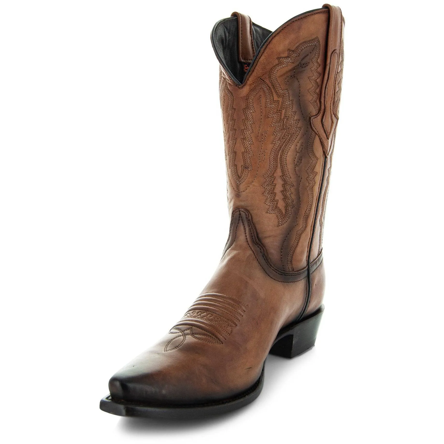 Men's Snip Toe Cowboy Boots Tan (H50030) | Soto Boots