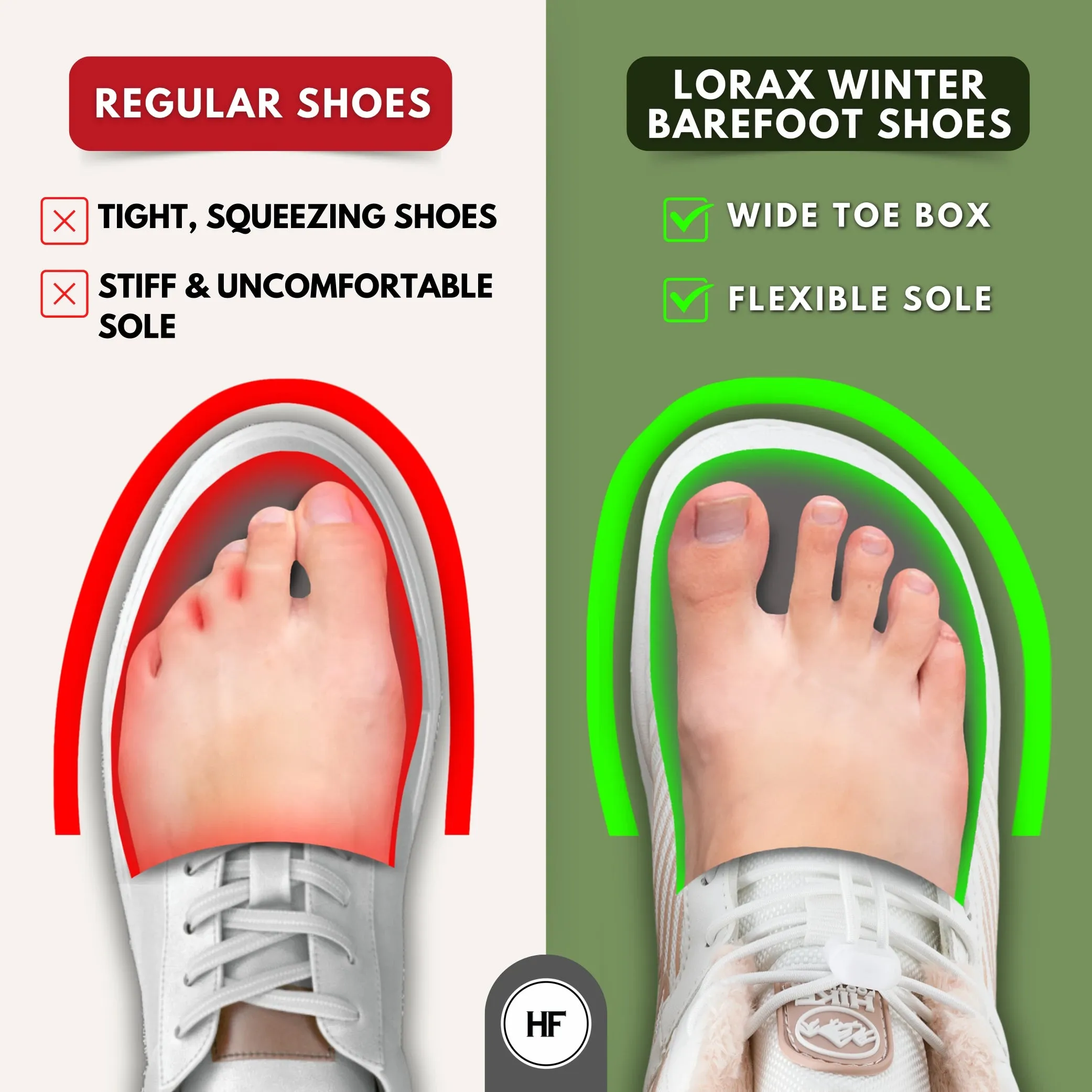 [NEW] Lorax Winter – Ergonomic & Supportive Winter Barefoot Shoes - Unisex