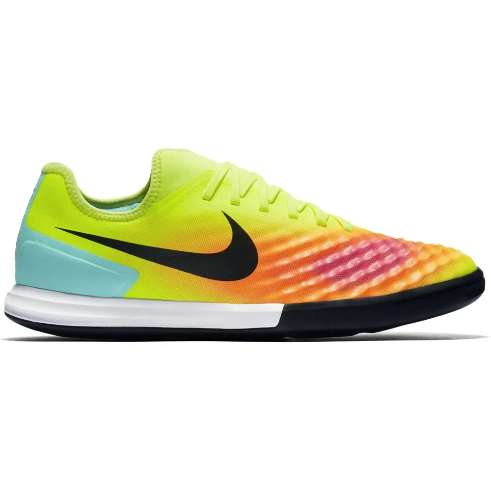 Nike MagistaX Finale II TF Turf Shoes -  Volt/Black-Total Orange-Pink Blast