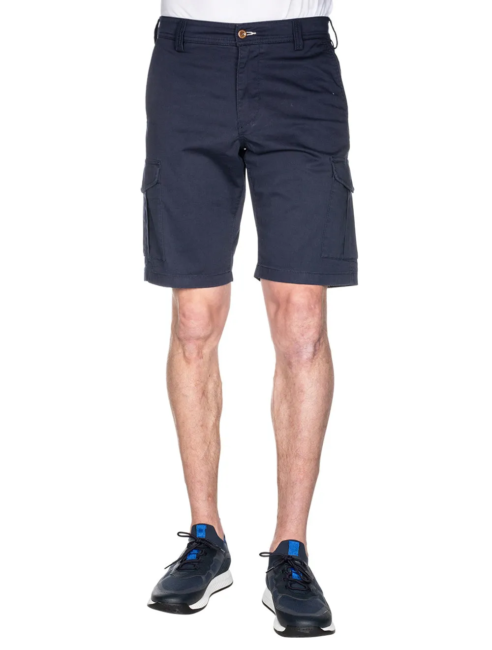 Relaxed Fit Twill Utility Shorts Marine