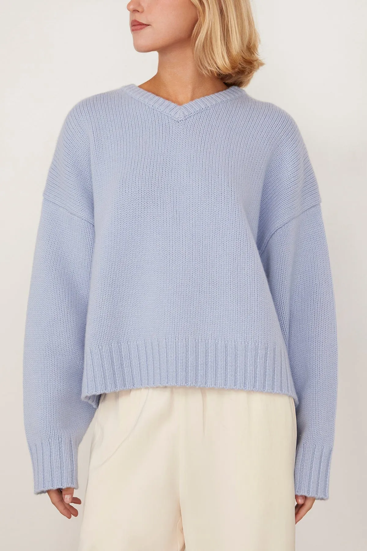 Reva Sweater in Ice Blue