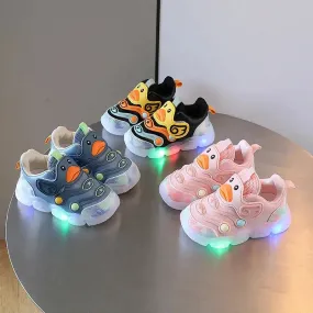 Spring Infants Breathable Led Shoes