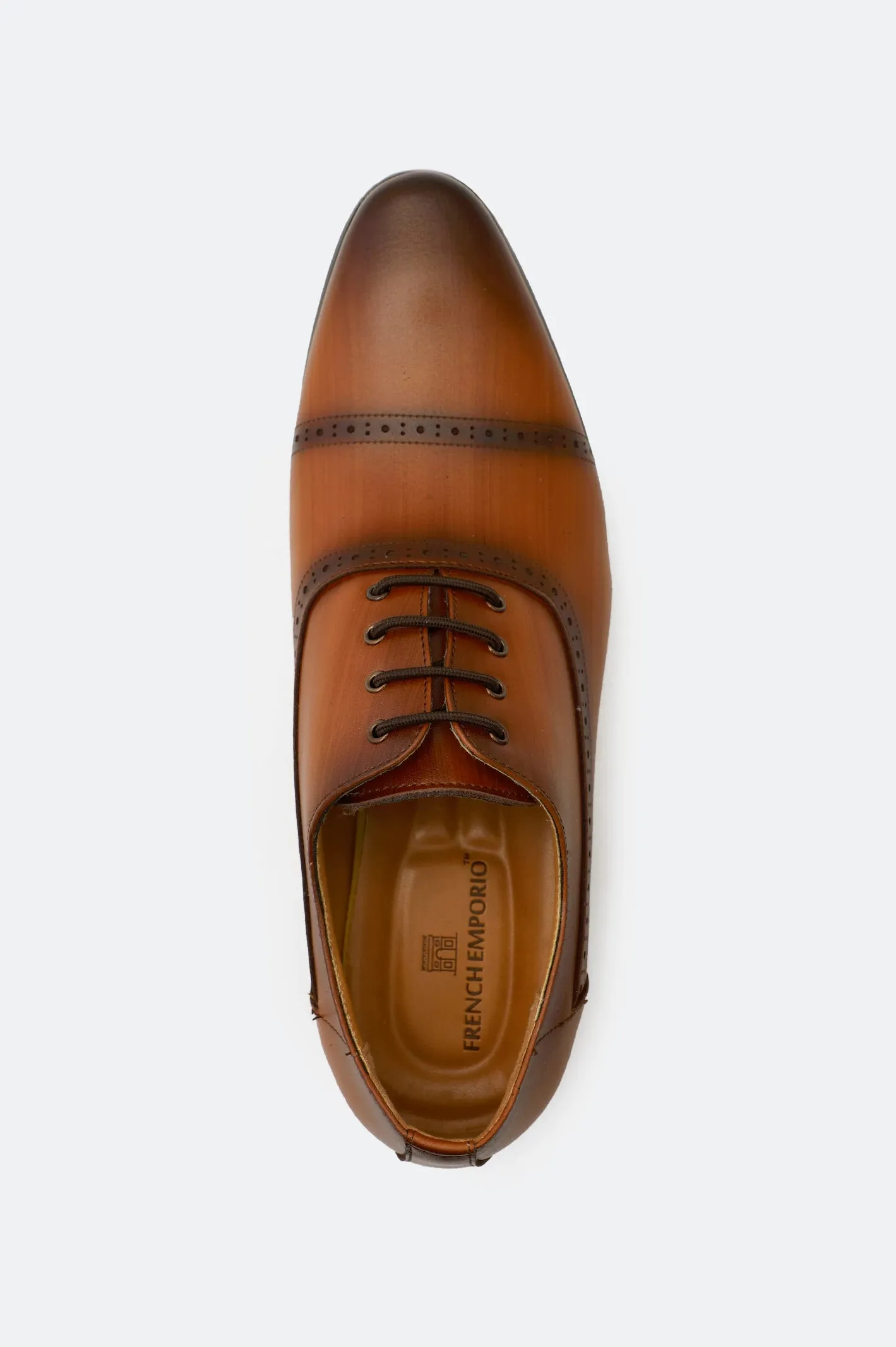 Tan Formal Oxford Shoes