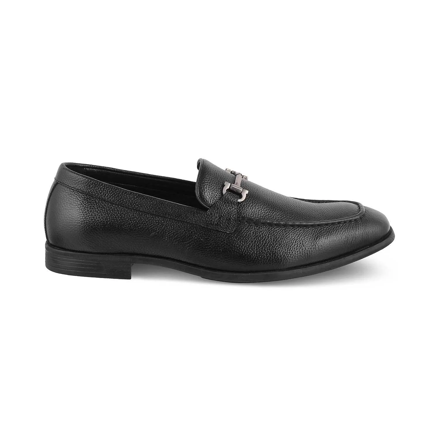 The Tumac Black Men's Leather Loafers Tresmode