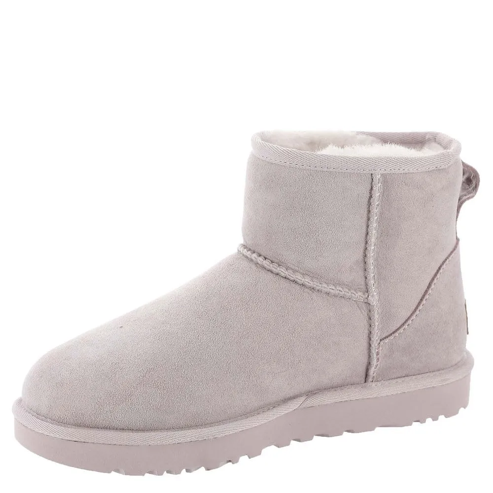 Women's Shoes UGG CLASSIC MINI II Sheepskin Ankle Boots 1016222 PALE SMOKE